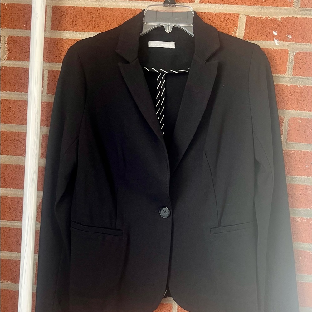 Olivia Moon Cute Classic Black Women's Blazer Jacket Petite Medium
